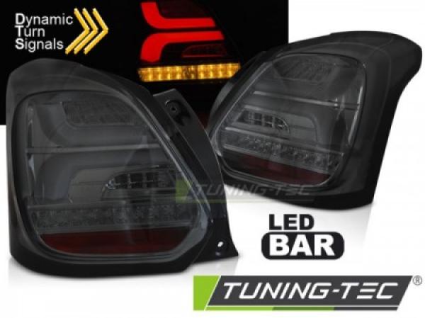 LED Lightbar Rückleuchten für Suzuki Swift V AZ 2017- Smoke dynamischer Blinker